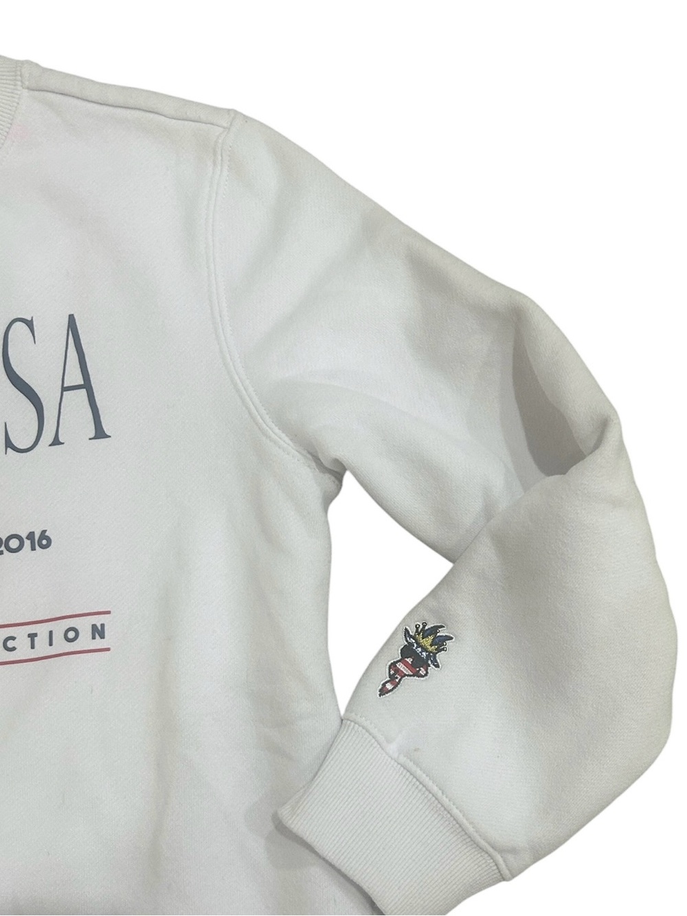 North Tyson Freedom by GOAT USA White Graphic Sweatshirt youth X-Large - Picture 3 of 5